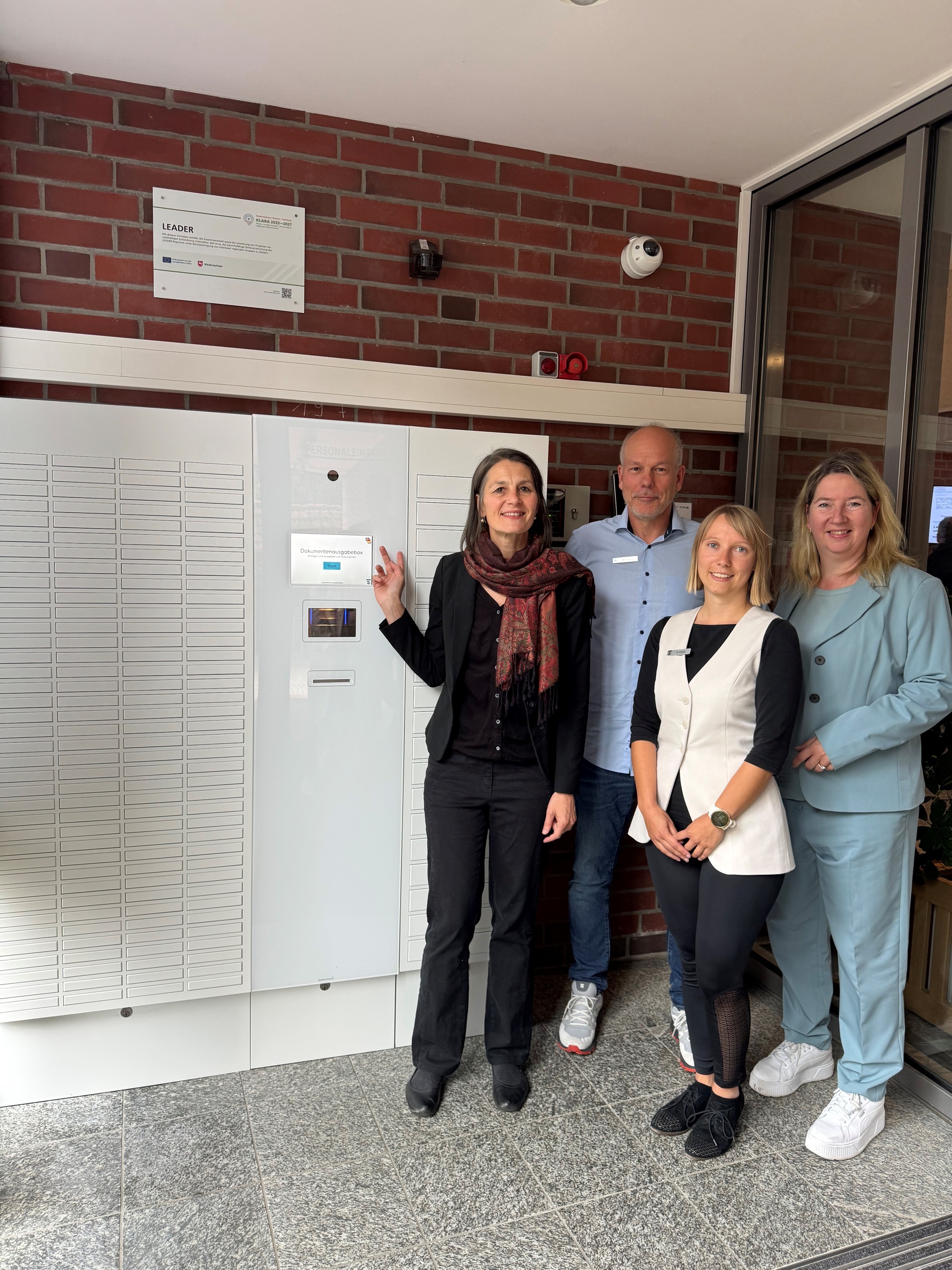 Staudte Scholz Kaatz und Butter an der DAB Harsefeld Foto ML web